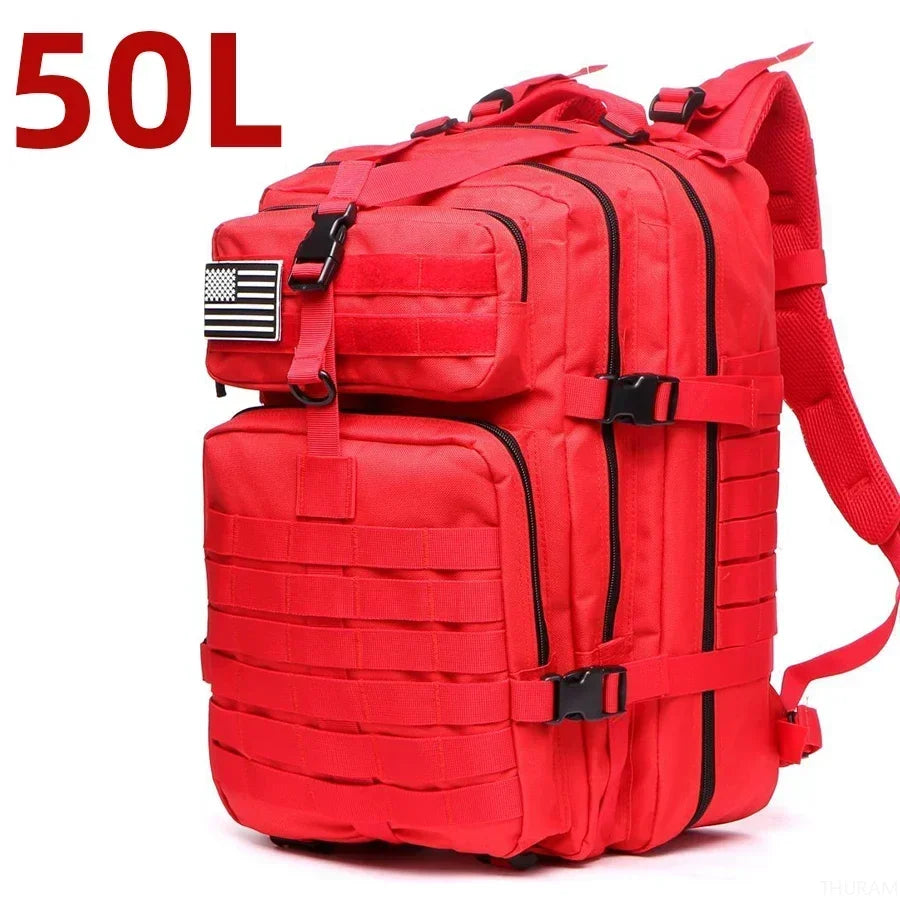 25L/50L Sturdy Nylon Waterproof Tactical Sports Trekking Fishing Hunting Camping Hiking Bag Backpack Outdoor Rucksacks